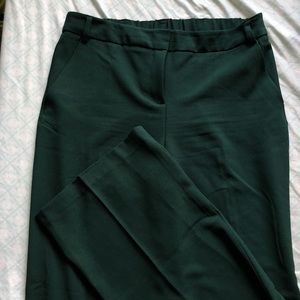 Emerald green palazzo pants